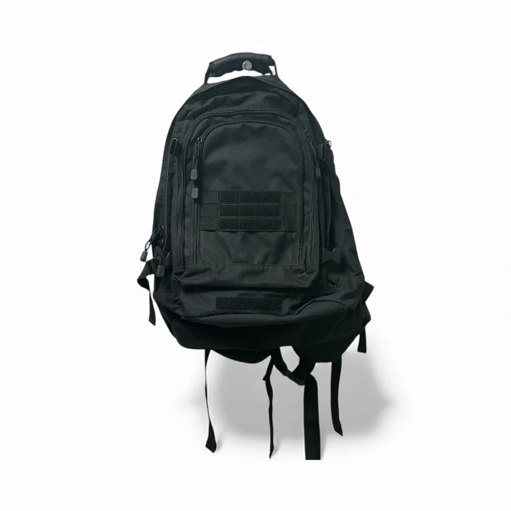 Black Tactical Expandable Backpack